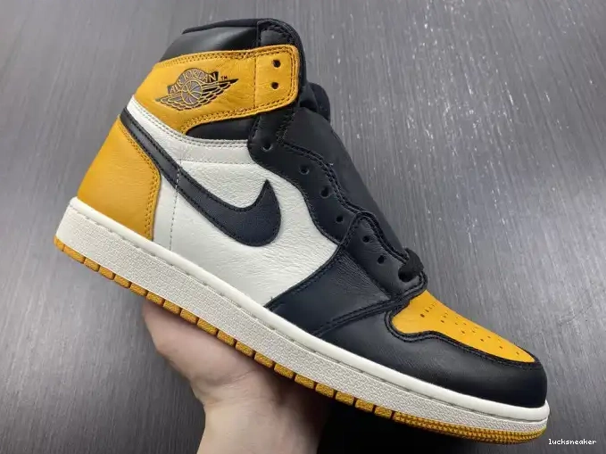 Rep LUCY Jordan 555088-711 Air 1 High Toe OG Yellow 0614